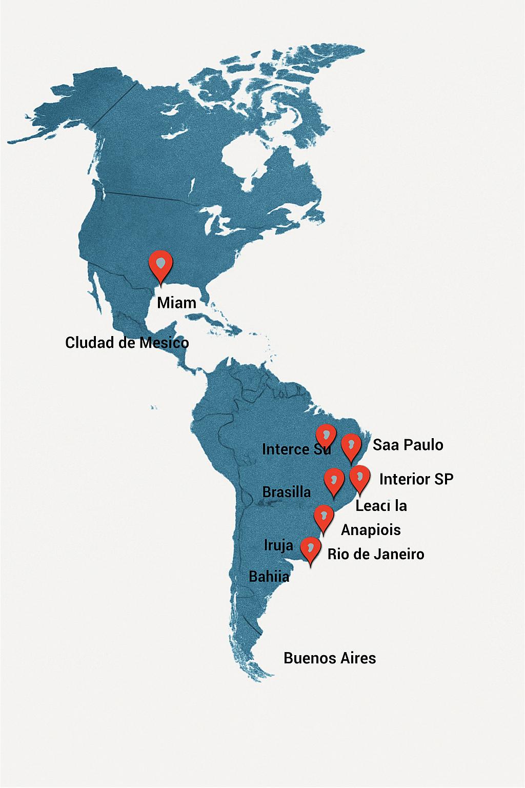 Mapa de Presença da Follow Advisor